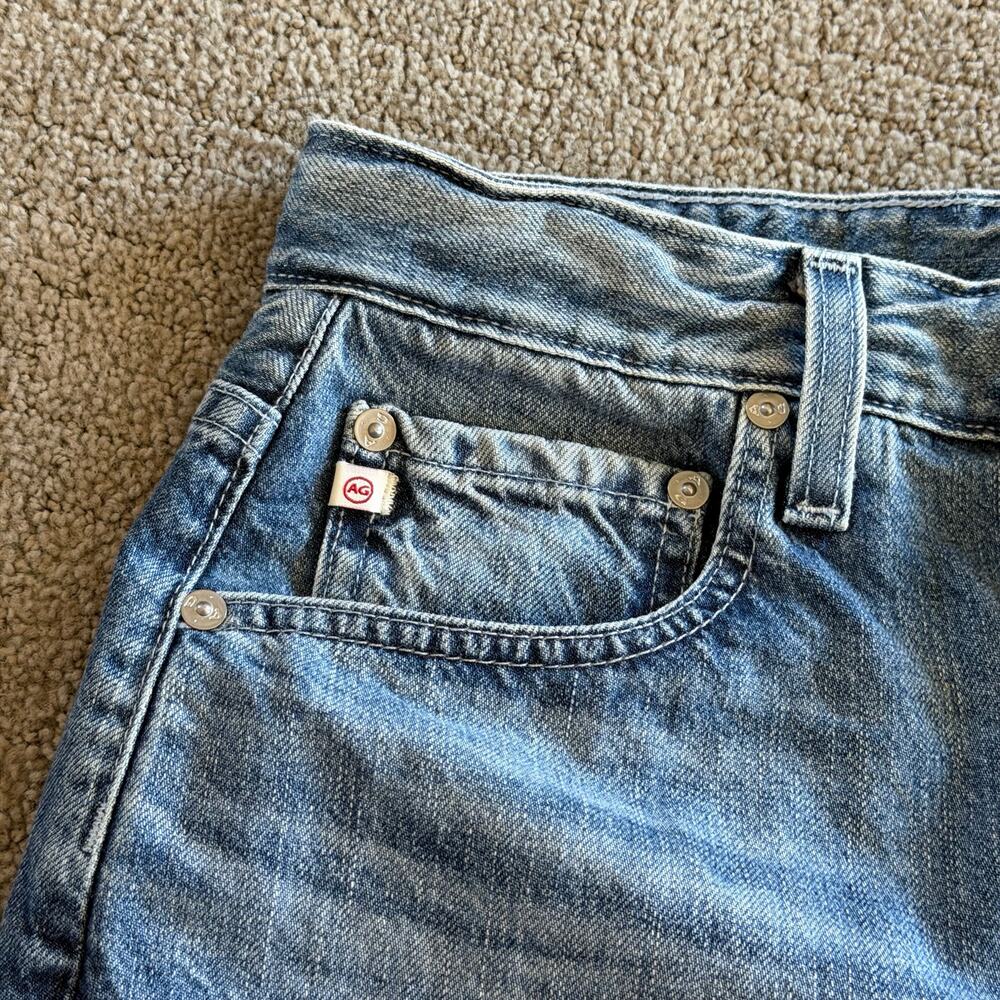 AG Adriano Goldschmied 27R Kerah High Rise A Line Denim Bermuda Shorts - Picture 6 of 6